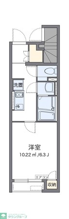 クレイノKAGOHARAIIの物件間取画像